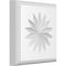Ekena Millwork Standard Sedgwick Flower Rosette With Rounded Edge, 3"W x 3"H x 1/2"P ROSP030X030X050SDG11 - alternate 1